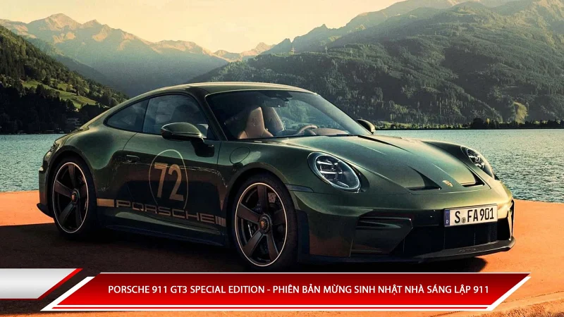 Porsche 911 GT3 Special Edition - phiên bản mừng sinh nhật nhà sáng lập 911