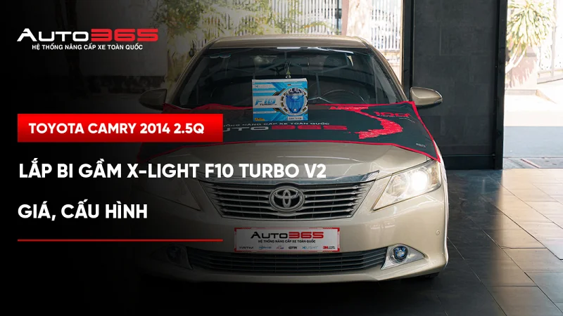 Toyota Camry 2014 2.5Q lắp bi gầm X-Light F10 Turbo V2 4300K
