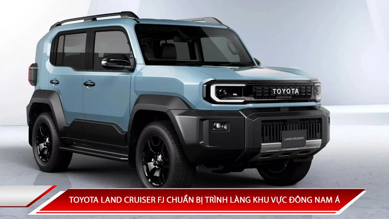 Toyota Land Cruiser FJ chuẩn bị trình làng khu vực Đông Nam Á