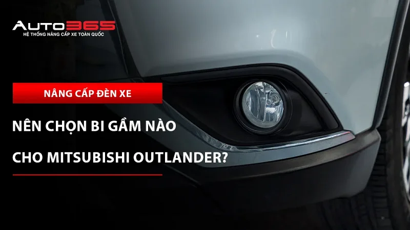 Bi gầm Mitsubishi Outlander: Giá và cấu hình thực tế