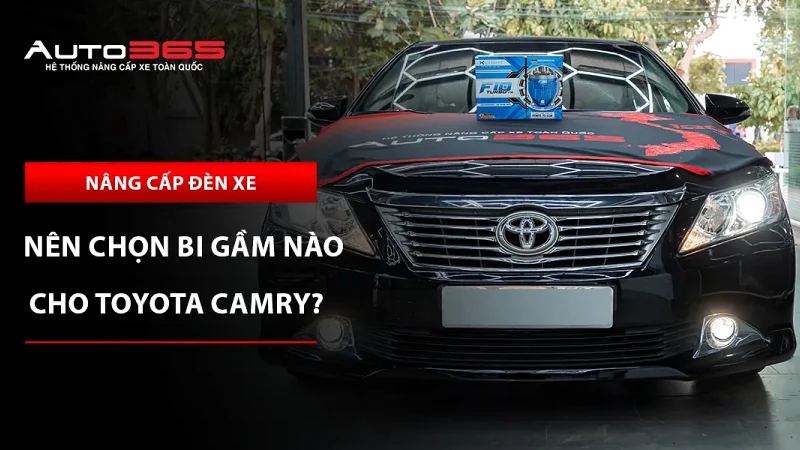 Bi gầm Toyota Camry: Giá và cấu hình thực tế