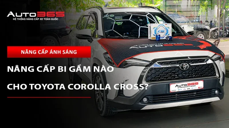 Bi gầm Toyota Corolla Cross: Giá và cấu hình thực tế