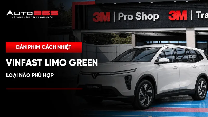 Dán phim cách nhiệt VinFast Limo Green: loại nào phù hợp
