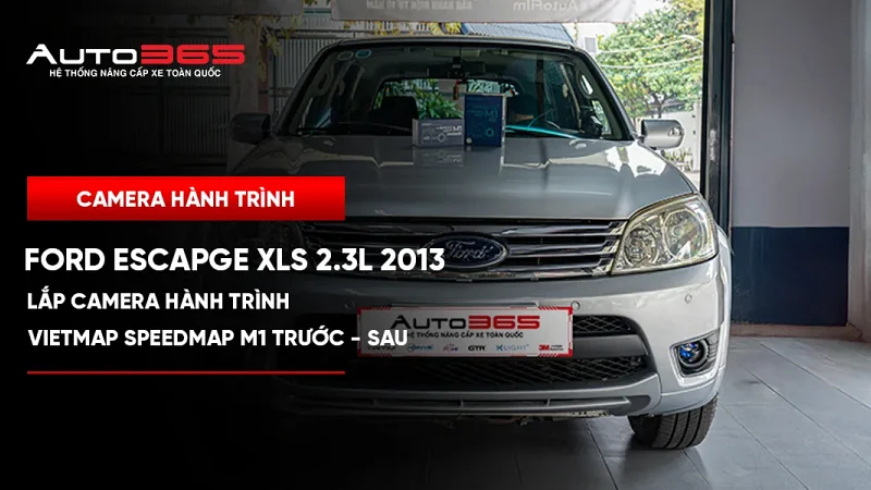 Ford Escape XLS 2.3L 2013 lắp Vietmap SpeedMap M1 trước–sau