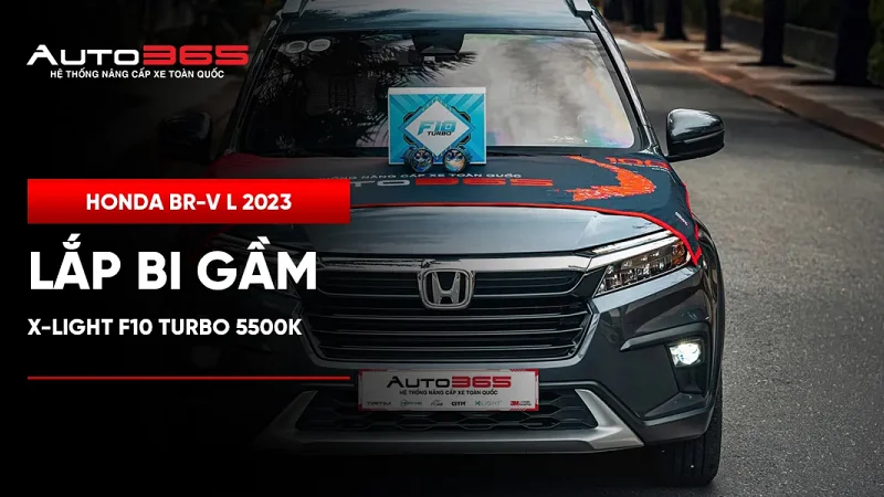 Honda BR-V L 2023 lắp bi gầm X-Light F10 Turbo 5500K