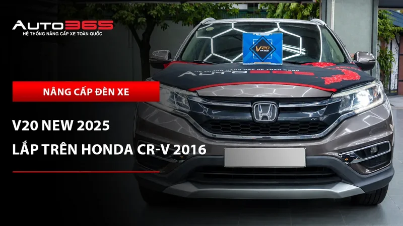 Honda CR-V 2016 2.4 AT lắp bi LED X-Light V20 New 2025