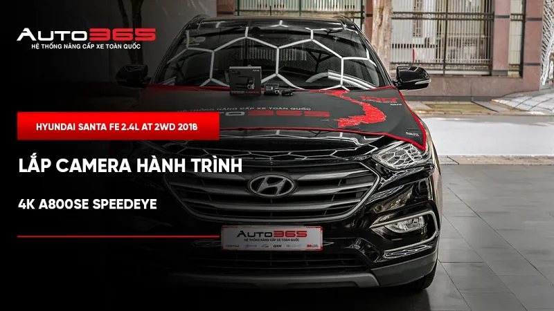 Hyundai Santa Fe 2018 lắp 70mai A800SE SpeedEye 4K