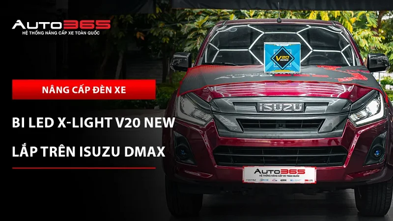 Isuzu D-Max 2018 LS Prestige lắp bi LED X-Light V20 New 2025