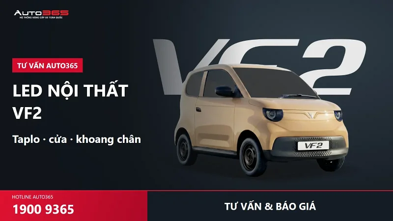 LED nội thất VF2 giá bao nhiêu? Nên làm taplo, cửa hay khoang chân?