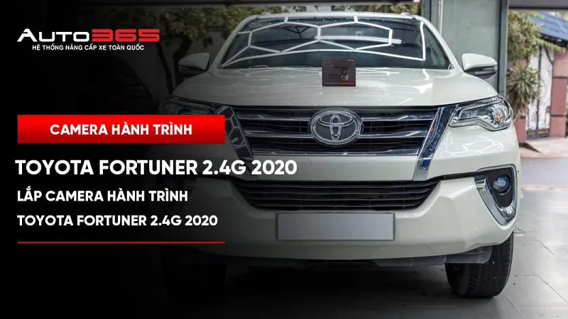 Toyota Fortuner 2.4G 2020 lắp 70mai A810S trước–sau