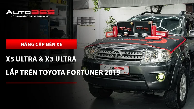 Toyota Fortuner 2011 2.7V lắp combo X5 Ultra và X3 Ultra