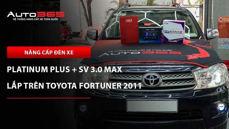 Toyota Fortuner 2011 2.7V lắp Platinum Plus và SV 3.0 Max
