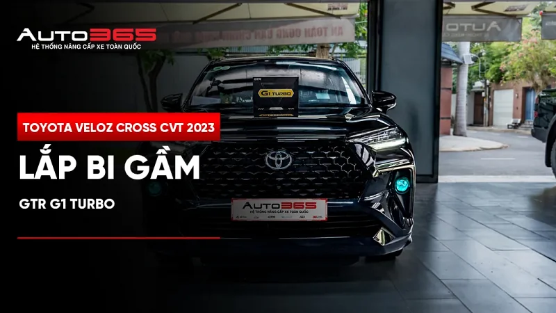 Toyota Veloz Cross CVT 2023 lắp bi gầm GTR G1 Turbo