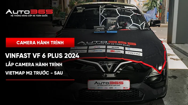 VinFast VF 6 Plus 2024 lắp Vietmap SpeedMap M2 trước–sau