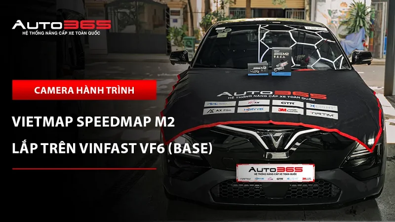 VinFast VF6 2025 Base lắp camera hành trình Vietmap SpeedMap M2