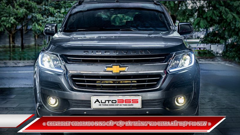 CHEVROLET COLORADO NÂNG CẤP “CẶP BÀI TRÙNG” BI LED X-LIGHT V30 ULTRA KẾT HỢP BI GẦM X-LIGHT F10 NEW