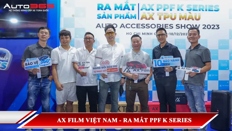 AUTO365 CHÚC MỪNG AX FILM VIỆT NAM THAM DỰ SỰ KIỆN TRIỂN LÃM PHỤ KIỆN Ô TÔ “AUTO ACCESSORIES SHOW 2023”