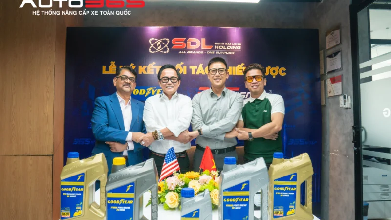 365 GROUP VÀ SONG ĐẠI LONG KÝ KẾT ĐỐI TÁC CHIẾN LƯỢC TOÀN DIỆN VỀ SẢN PHẨM GOODYEAR LUBRICANTS