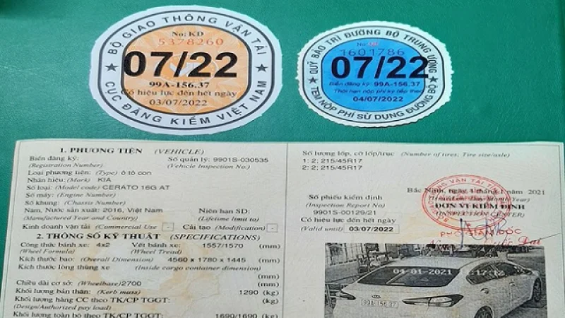 Ô TÔ QUÁ HẠN ĐĂNG KIỂM SẼ BỊ XỬ PHẠT RA SAO?