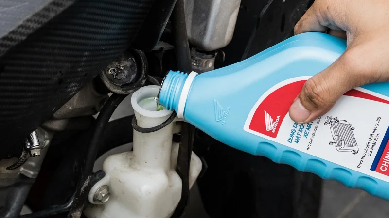 Nước làm mát xe máy 30.000 km mới thay một lần