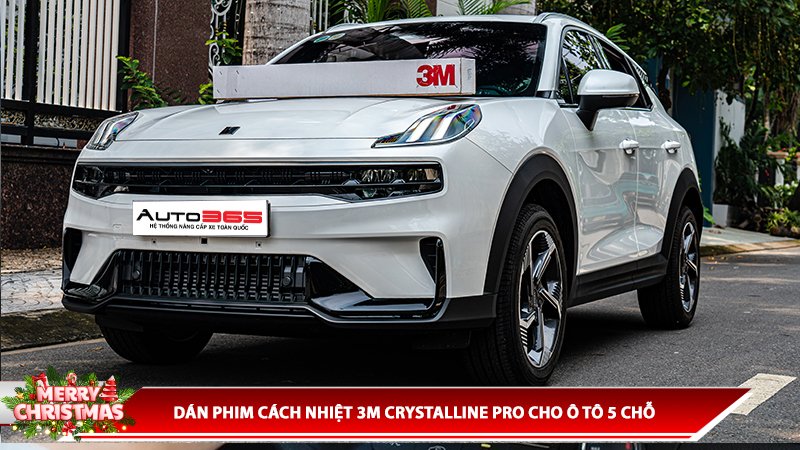 DÁN PHIM CÁCH NHIỆT 3M CRYSTALLINE PRO CHO Ô TÔ 5 CHỖ