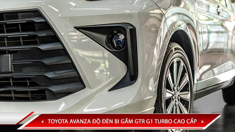 TOYOTA AVANZA ĐỘ ĐÈN BI GẦM GTR G1 TURBO CAO CẤP