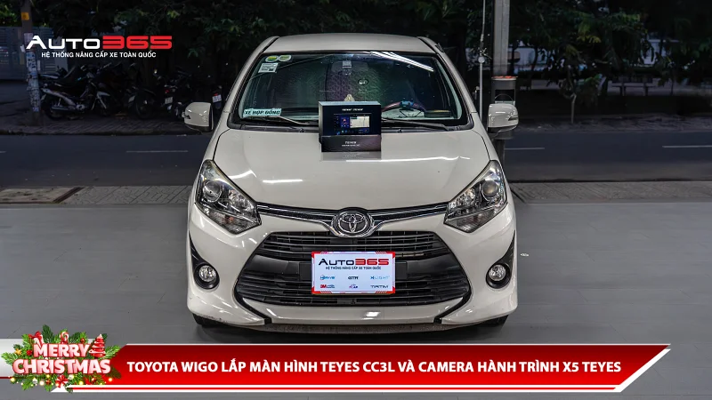 TOYOTA WIGO LẮP MÀN HÌNH TEYES CC3L VÀ CAMERA HÀNH TRÌNH X5 TEYES