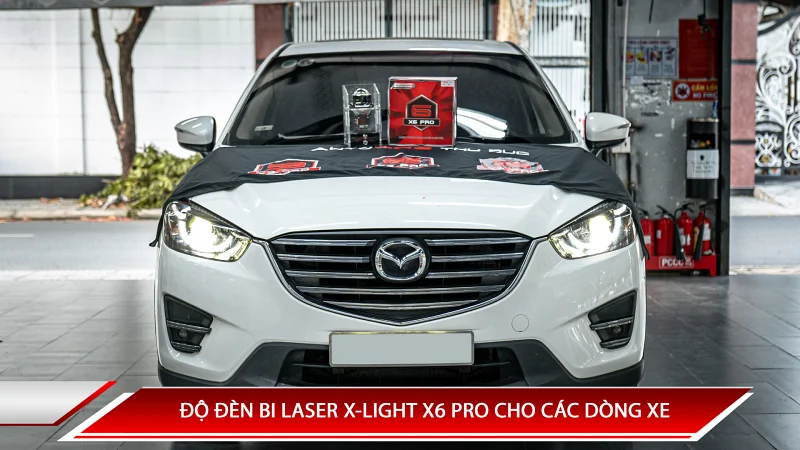 ĐỘ ĐÈN BI LASER X-LIGHT X6 PRO CHO CÁC DÒNG XE