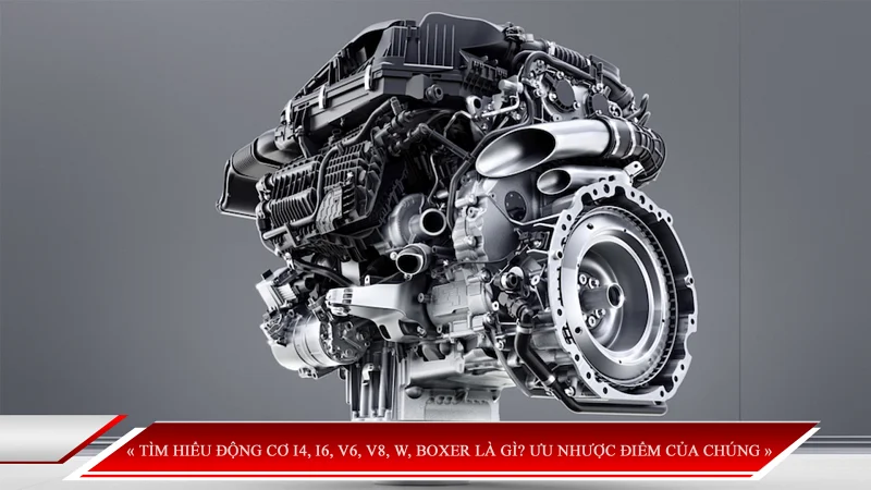 Tìm hiểu động cơ I4, I6, V6, V8, W, Boxer là gì? Ưu nhược điểm của chúng