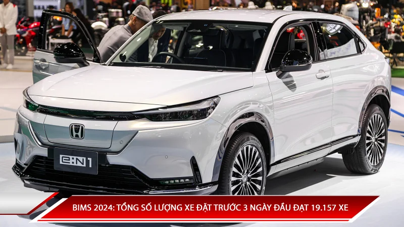 BANGKOK INTERNATIONAL MOTOR SHOW 2024: TỔNG SỐ LƯỢNG XE ĐẶT TRƯỚC 3 NGÀY ĐẦU ĐẠT 19.157 XE