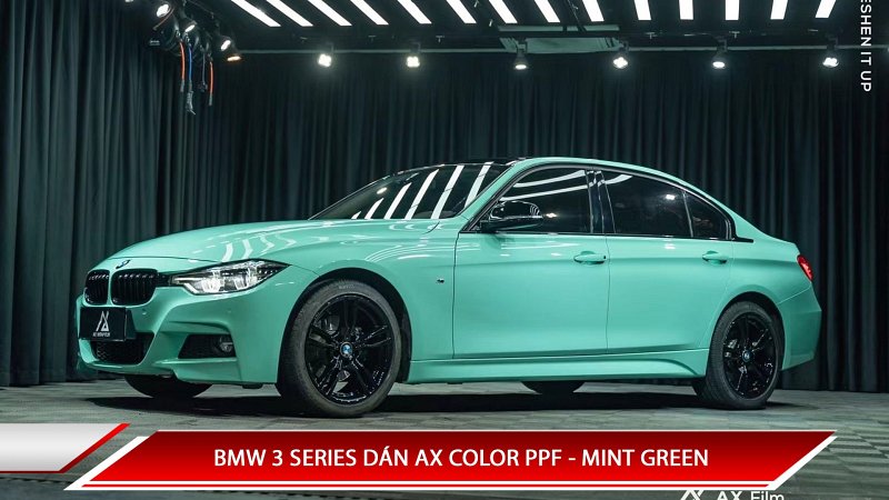 BMW 3 SERIES DÁN AX COLOR PPF - MINT GREEN 