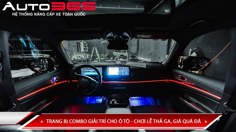 TRANG BỊ COMBO GIẢI TRÍ CHO Ô TÔ - CHƠI LỄ THẢ GA, GIÁ QUÁ ĐÃ