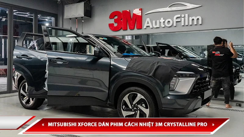 MITSUBISHI XFORCE DÁN PHIM CÁCH NHIỆT 3M CRYSTALLINE PRO