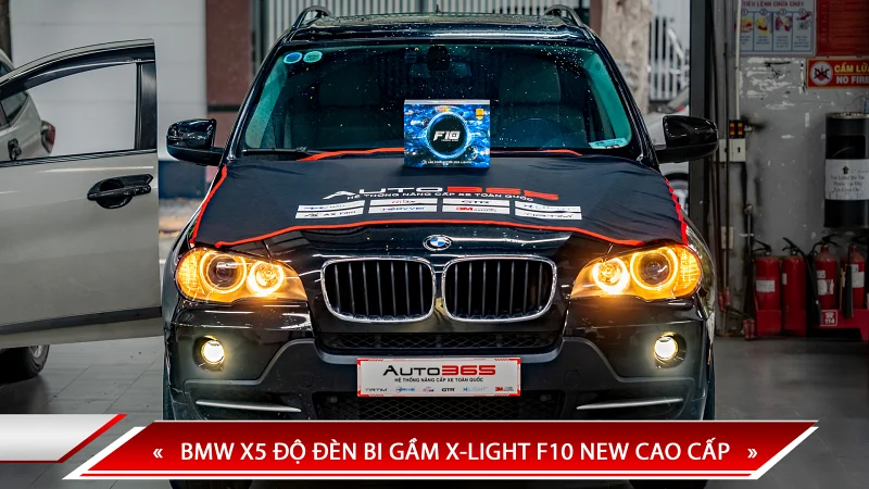 BMW X5 ĐỘ ĐÈN BI GẦM X-LIGHT F10 NEW CAO CẤP