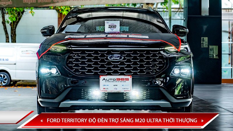 FORD TERRITORY ĐỘ ĐÈN TRỢ SÁNG M20 ULTRA THỜI THƯỢNG