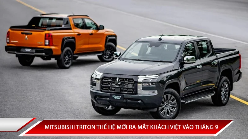 MITSUBISHI TRITON THẾ HỆ MỚI CHÍNH THỨC RA MẮT KHÁCH VIỆT VÀO THÁNG 9