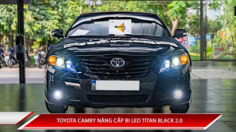 TOYOTA CAMRY NÂNG CẤP BI LED TITAN BLACK 2.0
