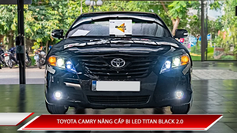 TOYOTA CAMRY NÂNG CẤP BI LED TITAN BLACK 2.0