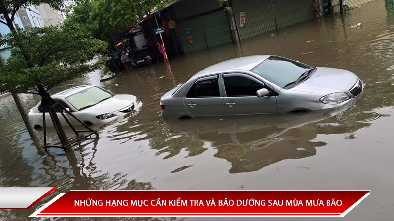 NHỮNG HẠNG MỤC CẦN KIỂM TRA VÀ BẢO DƯỠNG SAU MÙA MƯA BÃO