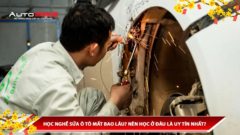 Học nghề sửa ô tô mất bao lâu? Nên học ở đâu là uy tín?