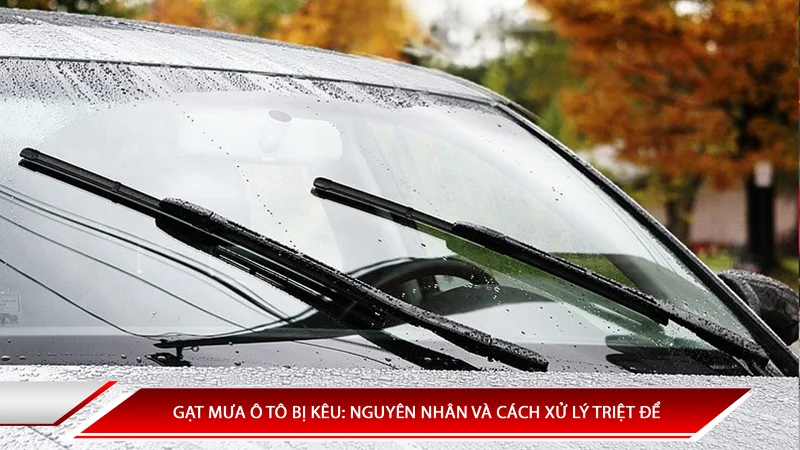 Gạt mưa ô tô bị kêu: nguyên nhân và cách xử lý triệt để
