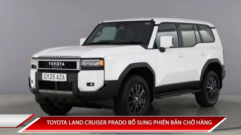 Toyota Land Cruiser Prado bổ sung phiên bản chở hàng