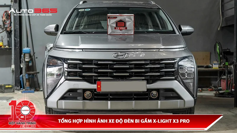 Tổng hợp hình ảnh xe độ đèn bi gầm X-Light X3 Pro