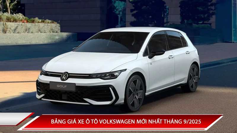 Bảng giá đèn ô tô Volkswagen mới nhất tháng 9/2025