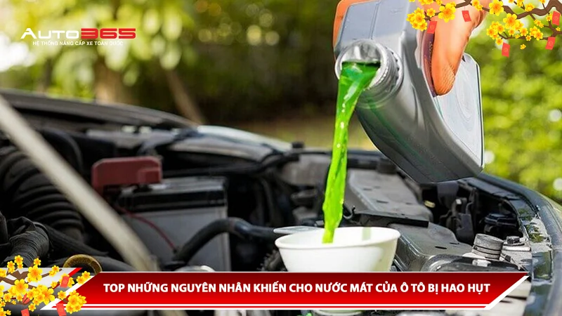 Top những nguyên nhân khiến cho nước mát của ô tô bị hao hụt