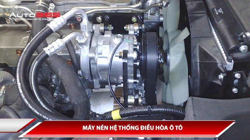 Máy nén hệ thống điều hòa ô tô