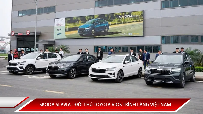 SKODA SLAVIA - ĐỐI THỦ TOYOTA VIOS TRÌNH LÀNG VIỆT NAM
