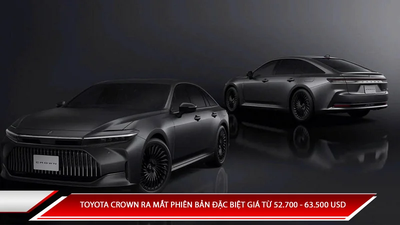 Toyota Crown ra mắt phiên bản đặc biệt giá từ 52.700 - 63.500 USD