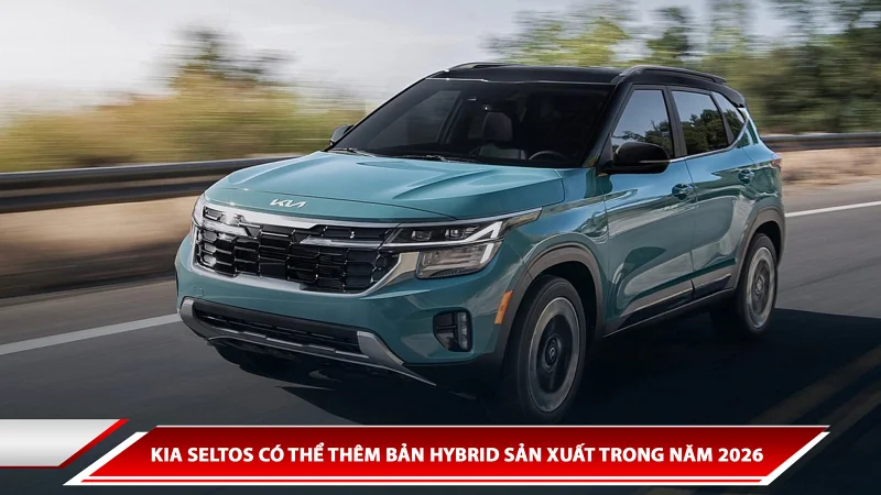 Kia Seltos có thể thêm bản Hybrid sản xuất trong năm 2026