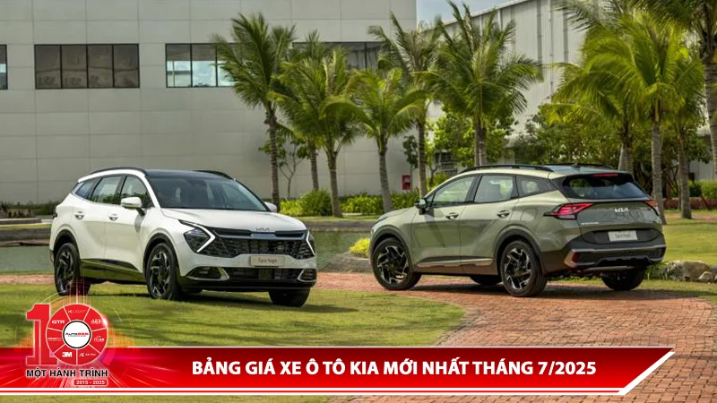 Bảng giá xe ô tô KIA mới nhất tháng 7/2025